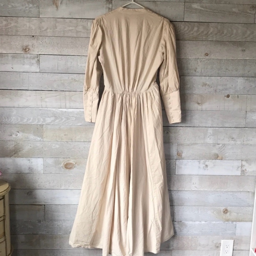 Scully 100% Cotton Long-Sleeve Maxi Prairie Day Dress Size Small - Picture 13 of 14